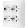 Kontakt Simon GN.4-KR.SCHUKO IP20 Baltas AQUACLICK