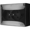 Kontakt Simon GN.2-KR.Z/U IP44 TR.Juodas.Matinis AQUACLICK