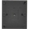 Kontakt-Simon Simon Aquaclick Unipole jungtis su vidiniu apšvietimu, 10 AX, 250 V juoda ACW1L / 49