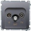 Kontakt-Simon Simon bazinis antenos lizdas RTV / SAT galutinis sidabro kilimėlis BMZAR- SAT1.3 / 1.01 / 43 WMUA -030118Z- 4011 - WMU- 0301Z- 4011
