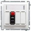Kontakt-Simon Simon Basic Kištukinis lizdas su vienu garsiakalbiu, kurio aprašymas baltas BMGL31.01 / 11 (WMUG- 01000x- 1011)