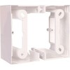 Kontakt-Simon Simon Basic Noos 40 mm vienadozė pleistro dėžutė (1 vnt = 2 vnt) sidabro PSCS / 43 mat
