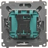 Kontakt-Simon Simon Basic Žvakidė jungtis dvivietis 16AX 250V sidabro kilimėlis (BMW5A.01 / 43)