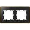 Kontakt-Simon Simon Detail 82 dvigubo karkaso Detail Select-metal GRAFIT / Base Gold 8201620- 242