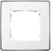 Kontakt-Simon Simon Detail 82 Vieno rėmo Detail Select-metal WHALA / Base Chrom 8201610- 244