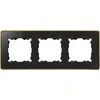 Kontakt-Simon Simon Detail 82 Triple Frame Detail Select-metal GRAFIT / Base Gold 8201630-242