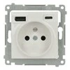 Kontakt Simon PAVIENIS LIZDAS SU MAITINIMO ŠALTINIU USB DGZ1ZUSB2CA.01/11-SIMON54 Premium 230 V 16 A