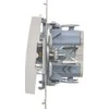 Kontakt-Simon Stebulės jungtis Kontakt-Simon Simon 54 DW6L.01 / X / 11 su LED pašvietimu be piktogramos modulio 10AX 250V ~ greitas sujungimas balta