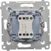 Kontakt-Simon Šviečiantis mygtukas, šviečiantis aukso matinis - DS1L.01 / 44