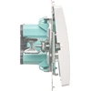 Kontakt-Simon Šviesos mygtukas Simon Basic single 16AX 250V balta (BNS1A.01 / 11)