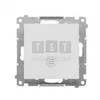 Kontakt Simon TW1L.01/114 Simon 55 Łącznik jednobiegunowy su podświetleniem LED (moduł) 10 AX, 250 V~, szybkozłącza Jasnoszary mat TW1L.01/114