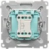 Kontakt-Simon Vieno mygtuko spalva 10AX 250V, balta (BNP1L.01 / 11)
