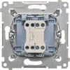 Kontakt-Simon Vieno poliaus jungtis su sidabro kilimėlis atgal - DW1L.01 / 43