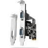 AXAGON PCI-Express kortele su dviem 250 kbps serijos jungtys | PCEA-S2N
