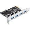 „Delock PCI Express“ kortelė > 4 x išorinis USB 3.0