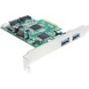 Kontrolierius Delock PCIE 2, 0 x 4 - 2 x USB 3, 0 + 2 x SATA III (89359)