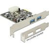 Kontroleris Delock PCIE 2.0 x1 – 2x USB 3.0 (89241)
