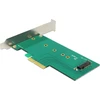 Delock PCIe x4 > 1x M.2 Key M NVMe žemo profilio formos faktorius