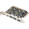 Reguliatorius Digitus USB valdiklis 3.1 DIGITUS PCie - 2x USB C / 3x USB A 3.1 Gen.2 10Gbps, Chipset ASM1142