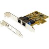 Exsys EXSYS EX-6072-4K valdiklis 2 prievadų PCIe dviejų eterneto tinklo plokštė su 4KV apsauga nuo viršįtampių