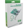 Kontroler InLine® Dual Gigabit tinklo plokštė, 1x RJ45 2.5Gb/s, PCIe x1, įsk. žemo profilio laikiklis
