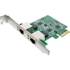 Kontroler InLine® Dual Gigabit tinklo plokštė, 1x RJ45 2.5Gb/s, PCIe x1, įsk. žemo profilio laikiklis