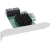 Kontroler InLine® SATA 6Gb/s valdiklis su 4x SATA, PCIe 2.0