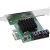 Kontroler InLine® SATA 6Gb/s valdiklis su 4x SATA, PCIe 2.0