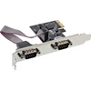 Šakotuvas Kontroler Longshine Longshine sąsajos plokštė, 2 prievadų nuoseklioji, PCI Express I/O kortelė, LCS-6321M