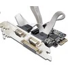 MicroConnect Kontrolierius Microcom PCIE 2.0 x1 – 2x RS-232 DB9 + 1x LPT BD25 (MC- PCI- MCS1P2S)