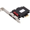 Šakotuvas Valdiklis MicroConnect PCIE 2.0 x1 – 2x ESATA + 2x SATA III (MC-SATA3-T4)