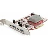 „StarTech“ 4-PT USB PCI kortelė USB-C / USB-A 4-PT USB BKI USB-C / USB-A valdiklis