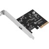 Kontrolierius SilverStone PCIE 3, 0 x4 - USB- C 3, 2 2x2 genas (SST- ECU06)