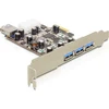 Delock PCI Express kortelė > 3 x išorinis + 1 x vidinis USB 3.0 tipo A lizdas