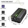 QOLTEC 51932 grynos sinusinės bangos keitiklis, monolitinis / 300 W / 600 W / 12 V–230 V