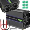 QOLTEC 51927 Monolitinis įtampos keitiklis 3000 MS Wave / 12V iki 230V / 1500/3000 / USB