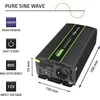 QOLTEC 51934 grynos sinusinės bangos inverteris, monolitas / 1000 W / 2000 W / 12 V–230 V