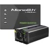 QOLTEC 51925 Monolitinis įtampos keitiklis 1200 MS Wave / 12V iki 230V / 600/1200W / USB