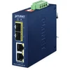 Planet šviesolaidinis konverteris PLANET IP40 kompaktiško dydžio 2 prievadų 100/1000X SFP + 2 prievadų 10/100/1000T medijos konverteris tinklo konverteris 1000 Mbit/s Mėlyna