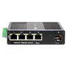 Šviesolaidinis konverteris Techly Media konverteris switch Ethernet 1000Base RJ45 į SFP lizdą, DIN, IP40