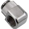 Koolance G1/4 AG to G1/4 IG Adapteris, 90°, Swivel – nickel-plated