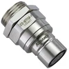Koolance QD3 Quick Disconnect with Bulkhead straight male G1/4 inch female thread – no-spill, sidabrinis