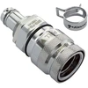 Koolance QDT3 Viton Szybkozłączka, żeńska, Przepust panelowy - 10 mm ID (3/8 cala) (QDT3-F10-P-V)
