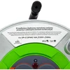 KOOP Elektro būgnas, metalinis kabelių, elektros laidų, ilgintuvų vyniotuvas, ritė su lizdais IP44, TMNPL-IP44
