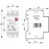 KOOP Elektro Modulinis kontaktoriai 25-40 25A 4NO 230V 2P 3-FAZ IS25-2-40