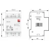 Koop Elektro Modulinis kontaktorius 63-40 63A 4NO 230V 3P 3-FAZ IS63-3-40