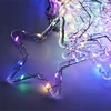 KOOPMAN Kalėdinės žvaigždutės LED užuolaida 200x200 cm