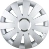 Leoplast Ratų gaubtas 1 vnt. Beat, sidabrinis 16"