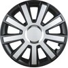 Leoplast Ratų gaubtas 1 vnt. Flash, juodas ir sidabrinis 15"