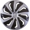Versaco Ratų gaubtas 1 vnt. Wind, juodas ir sidabrinis 15"
